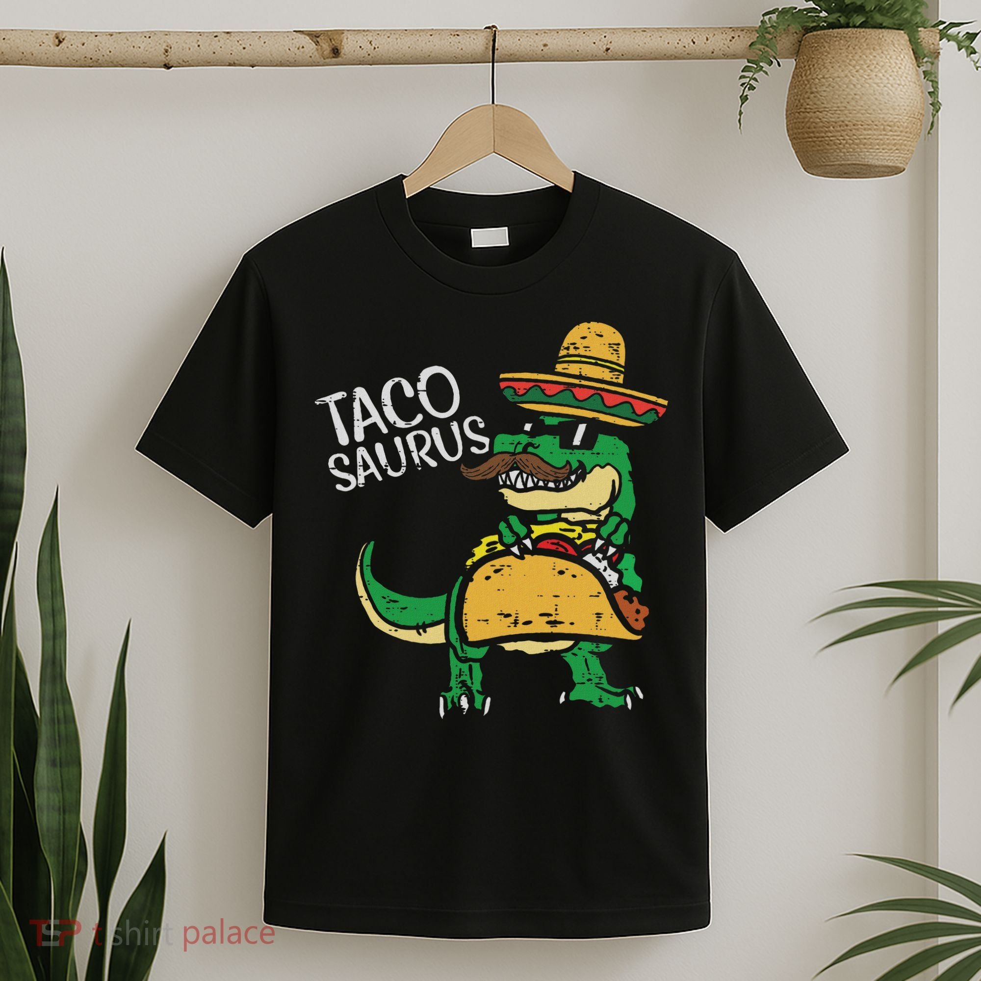 Tacosaurus Taco Dino Trex Cinco De Mayo T-Shirt