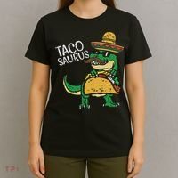 Tacosaurus Taco Dino Trex Cinco De Mayo T-Shirt thumb 4