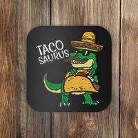 Tacosaurus Taco Dino Trex Cinco De Mayo Coaster thumb 0