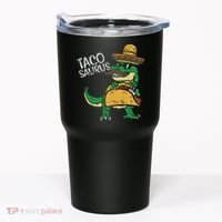 Tacosaurus Taco Dino Trex Cinco De Mayo Tumbler thumb 0