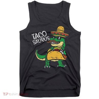 Tacosaurus Taco Dino Trex Cinco De Mayo Tank Top