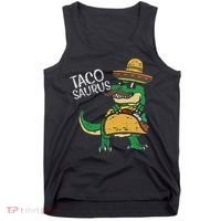 Tacosaurus Taco Dino Trex Cinco De Mayo Tank Top thumb 0