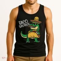 Tacosaurus Taco Dino Trex Cinco De Mayo Tank Top thumb 3