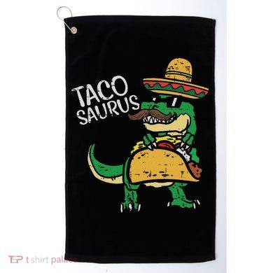 Tacosaurus Taco Dino Trex Cinco De Mayo Golf Towel