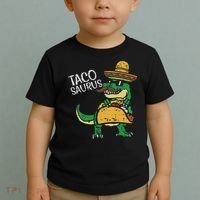 Tacosaurus Taco Dino Trex Cinco De Mayo Toddler T-Shirt thumb 2