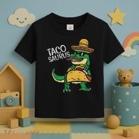 Tacosaurus Taco Dino Trex Cinco De Mayo Toddler T-Shirt thumb 3