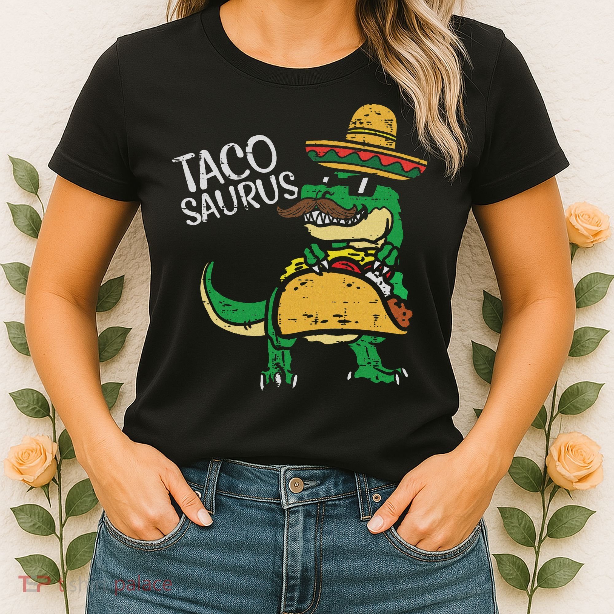 Tacosaurus Taco Dino Trex Cinco De Mayo Women's T-Shirt