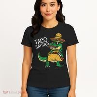 Tacosaurus Taco Dino Trex Cinco De Mayo Women's T-Shirt thumb 4
