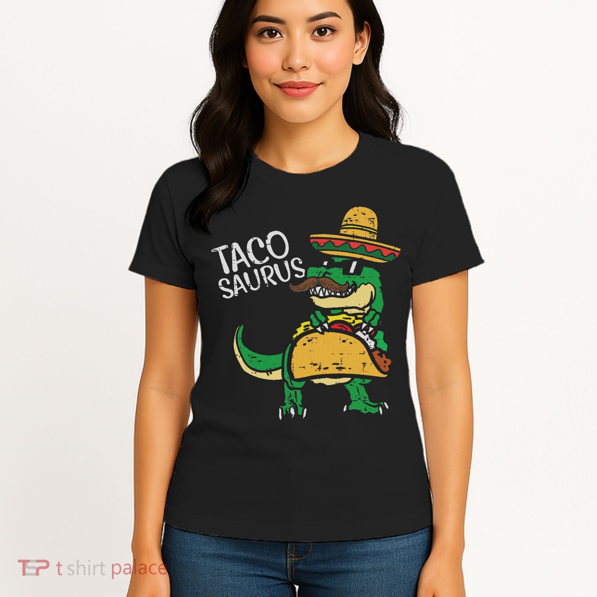 Tacosaurus Taco Dino Trex Cinco De Mayo Women's T-Shirt