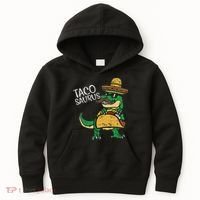 Tacosaurus Taco Dino Trex Cinco De Mayo Kids Hoodie thumb 0