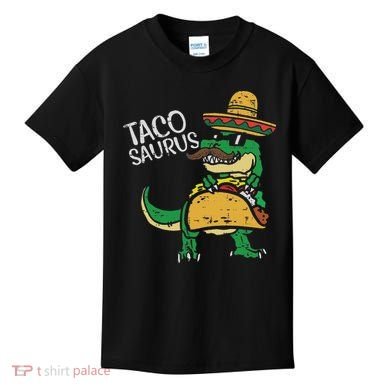 Tacosaurus Taco Dino Trex Cinco De Mayo Kids T-Shirt