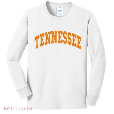 Tennessee Throwback Design Classic Kids Long Sleeve Shirt