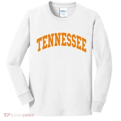 Tennessee Throwback Design Classic Kids Long Sleeve Shirt