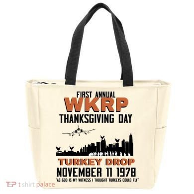 Thanksgiving Turkey Drop Wkrp Tote Bag