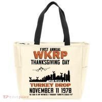 Thanksgiving Turkey Drop Wkrp Tote Bag thumb 0