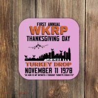 Thanksgiving Turkey Drop Wkrp Coaster thumb 0
