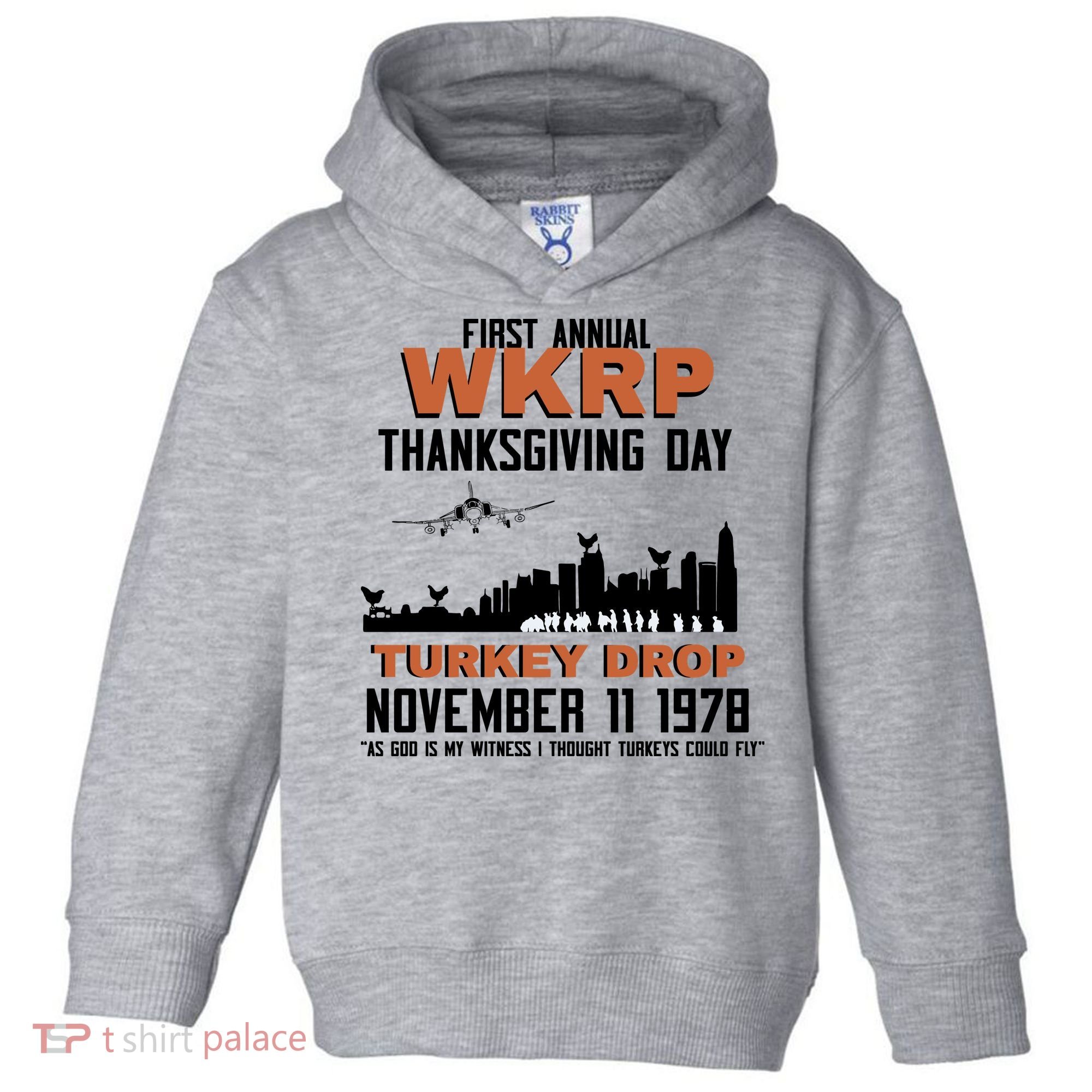 Thanksgiving Turkey Drop Wkrp Toddler Hoodie