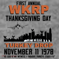 Thanksgiving Turkey Drop Wkrp Toddler Hoodie thumb 2