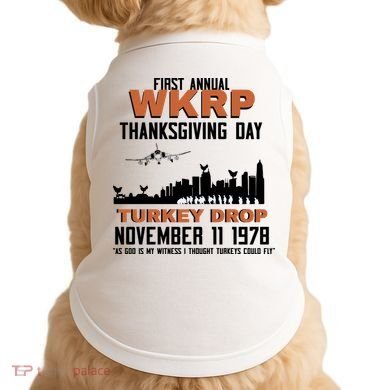 Thanksgiving Turkey Drop Wkrp Doggie Tank