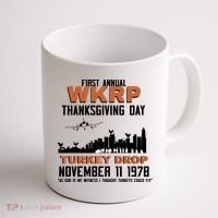 Thanksgiving Turkey Drop Wkrp Coffee Mug thumb 1