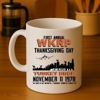 Thanksgiving Turkey Drop Wkrp Coffee Mug thumb 4