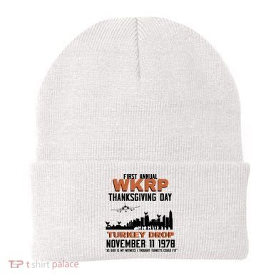 Thanksgiving Turkey Drop Wkrp Beanie