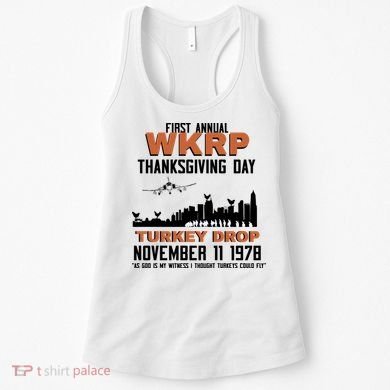Thanksgiving Turkey Drop Wkrp Women's Tank Top