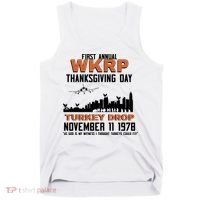 Thanksgiving Turkey Drop Wkrp Tank Top thumb 0