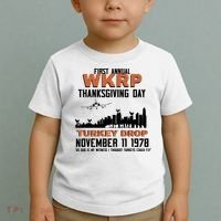 Thanksgiving Turkey Drop Wkrp Toddler T-Shirt thumb 2