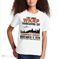 Thanksgiving Turkey Drop Wkrp Kids T-Shirt thumb 2