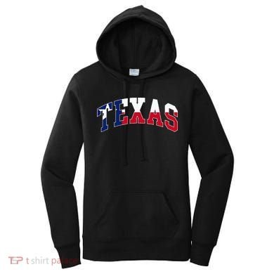 Texas Throwback Design Flag Of Texas Classic Women's Hoodie