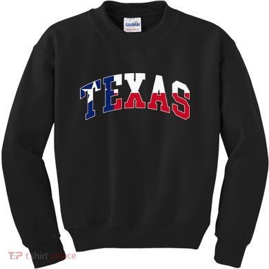 Texas Throwback Design Flag Of Texas Classic Kids Sweatshirt