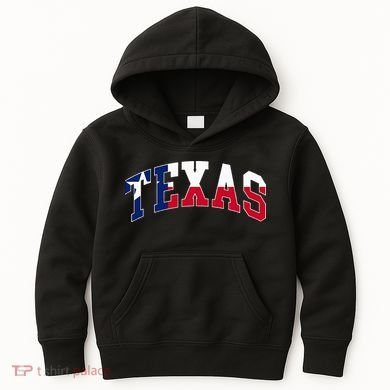 Texas Throwback Design Flag Of Texas Classic Kids Hoodie