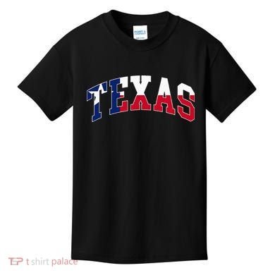 Texas Throwback Design Flag Of Texas Classic Kids T-Shirt