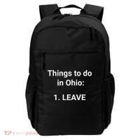 Things To Do In Ohio Leave Funny Ohio Memes Backpack thumb 0