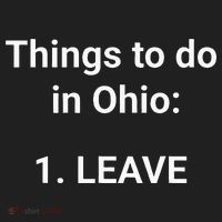 Things To Do In Ohio Leave Funny Ohio Memes Beanie thumb 2