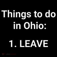 Things To Do In Ohio Leave Funny Ohio Memes Women's Hoodie thumb 2