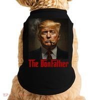 Trump The Donfather Cool American Doggie Tank thumb 0