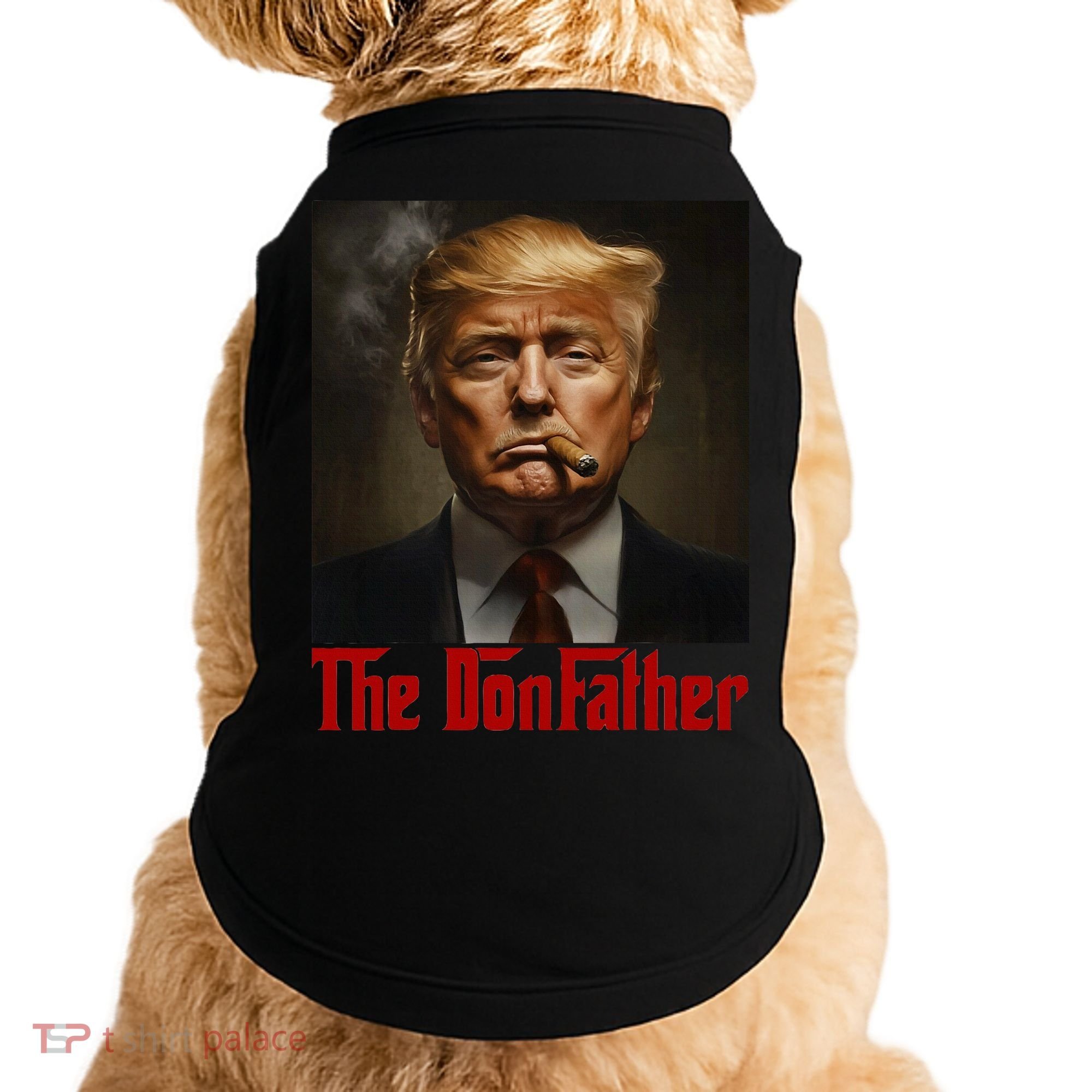 Trump The Donfather Cool American Doggie Tank