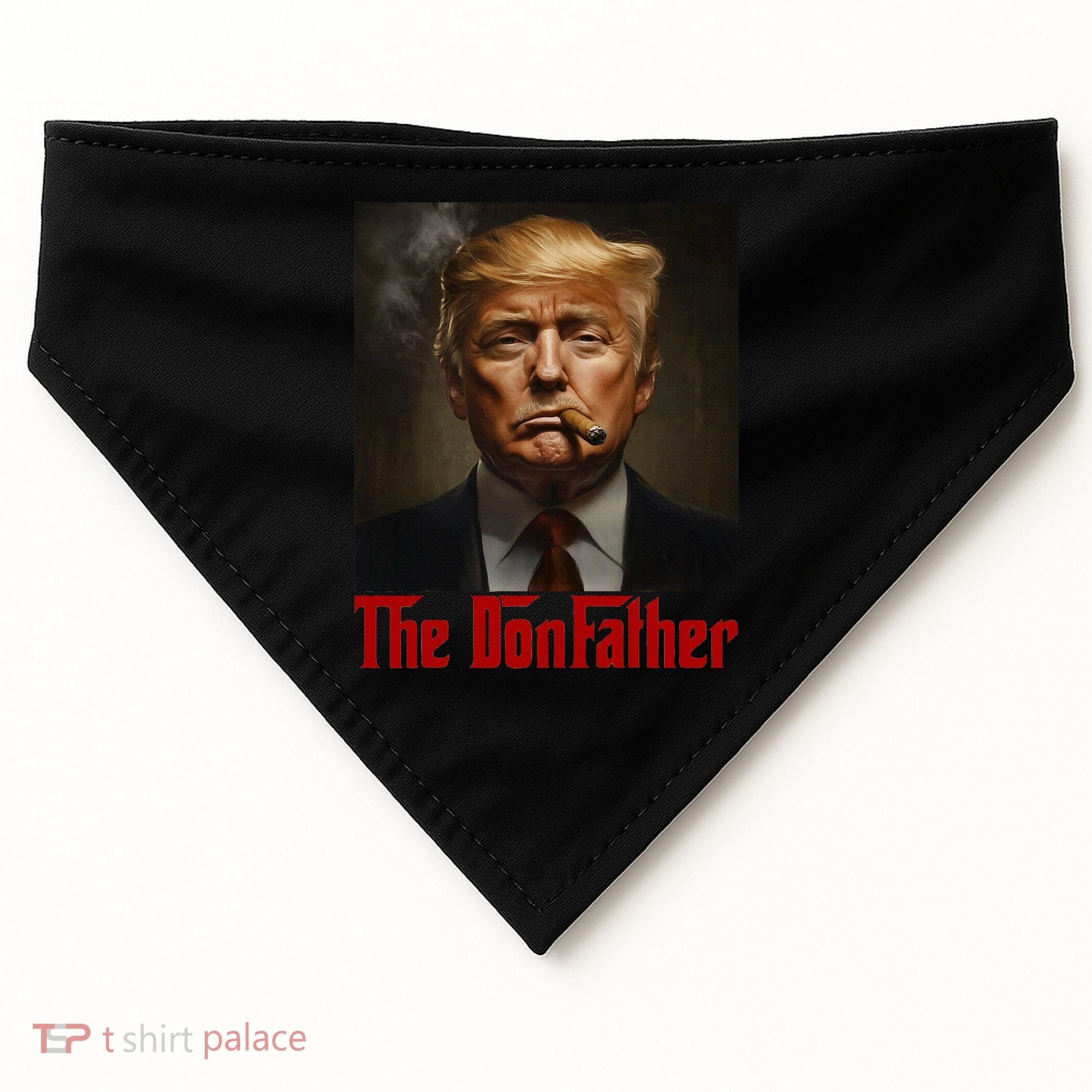 Trump The Donfather Cool American USA-Made Doggie Bandana