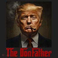 Trump The Donfather Cool American Comfort Colors Heavyweight Long Sleeve T-Shirt thumb 2