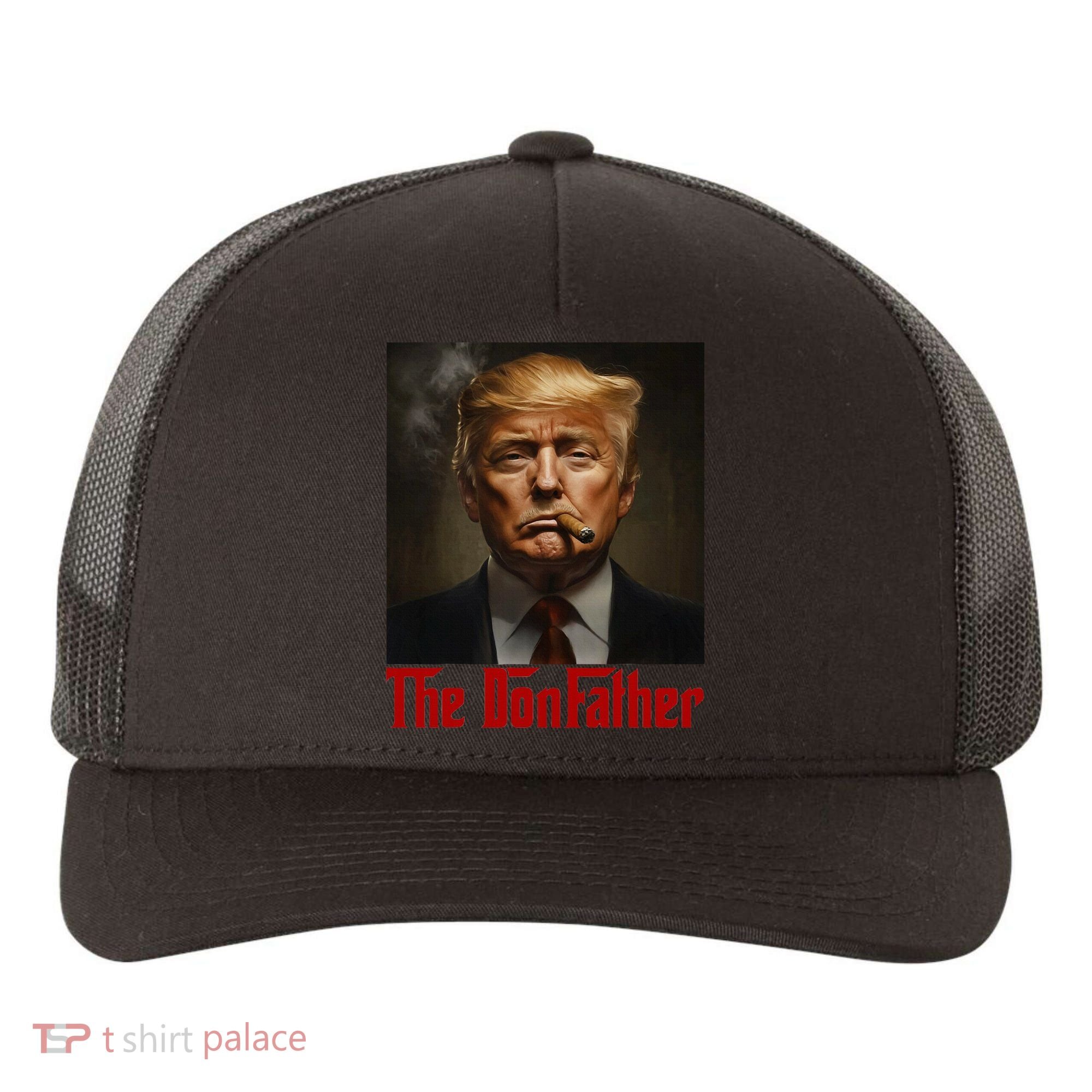 Trump The Donfather Cool American Yupoong Adult 5-Panel Trucker Hat