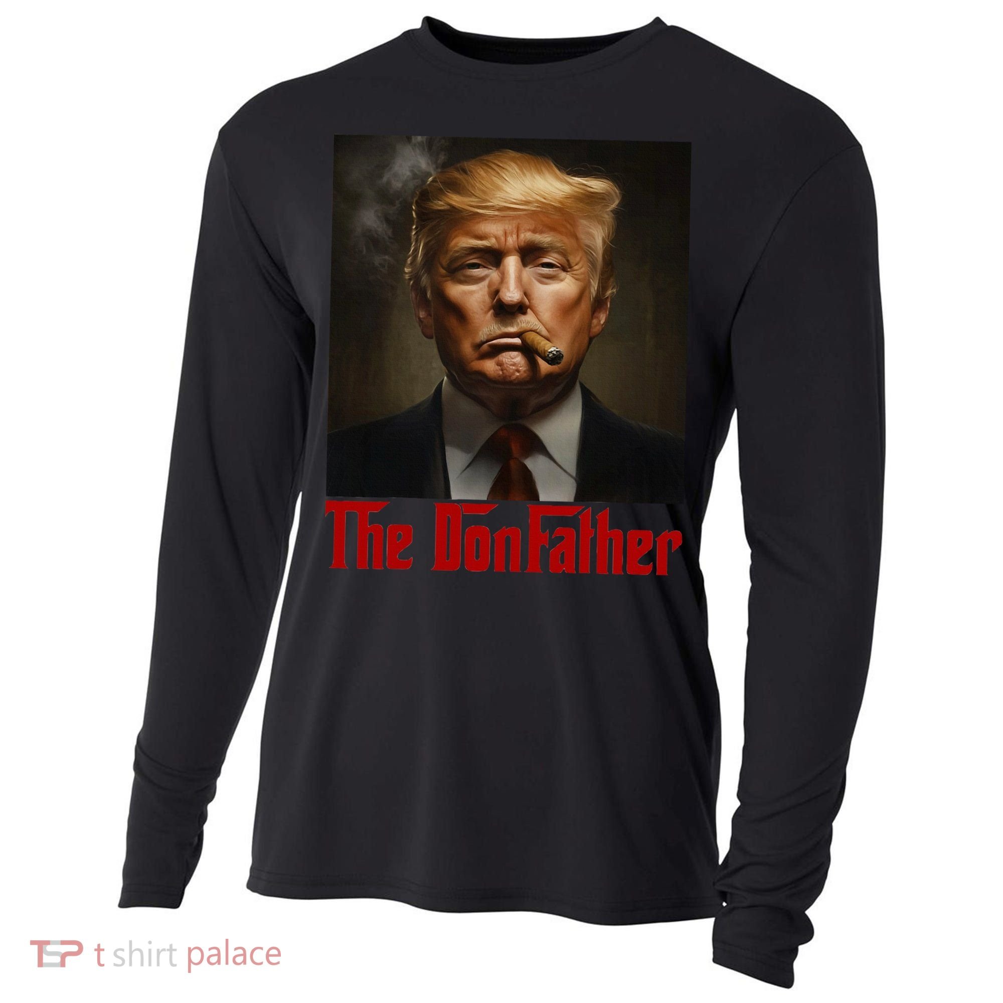 Trump The Donfather Cool American Cooling Performance Long Sleeve Crew