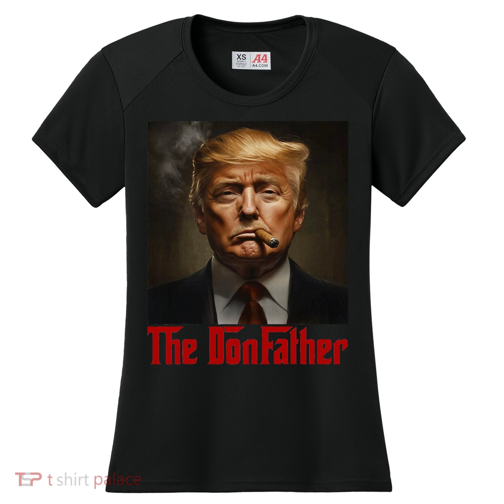 Trump The Donfather Cool American Women's Cooling Performance Crew T-Shirt