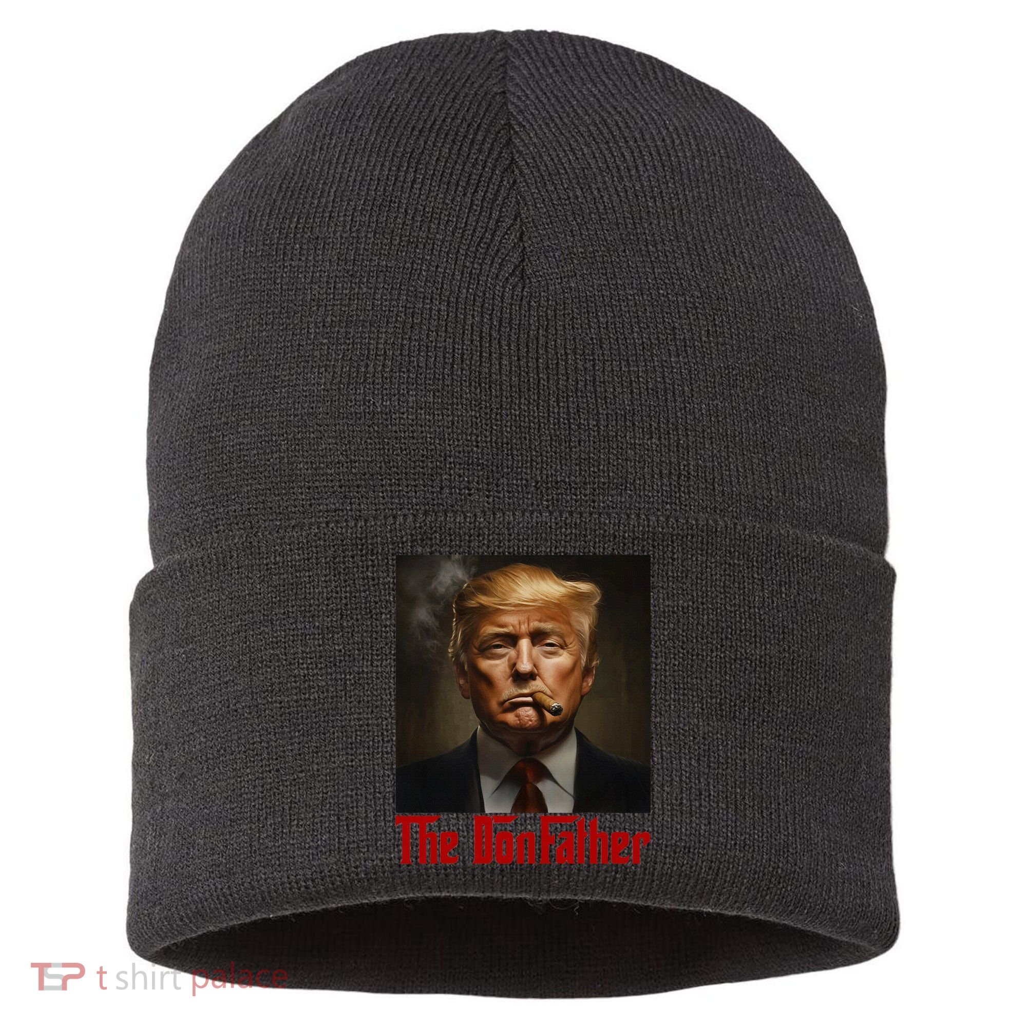 Trump The Donfather Cool American Sustainable Knit Beanie