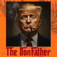 Trump The Donfather Cool American Kati Licensed 12" Camo Cuffed Beanie thumb 2