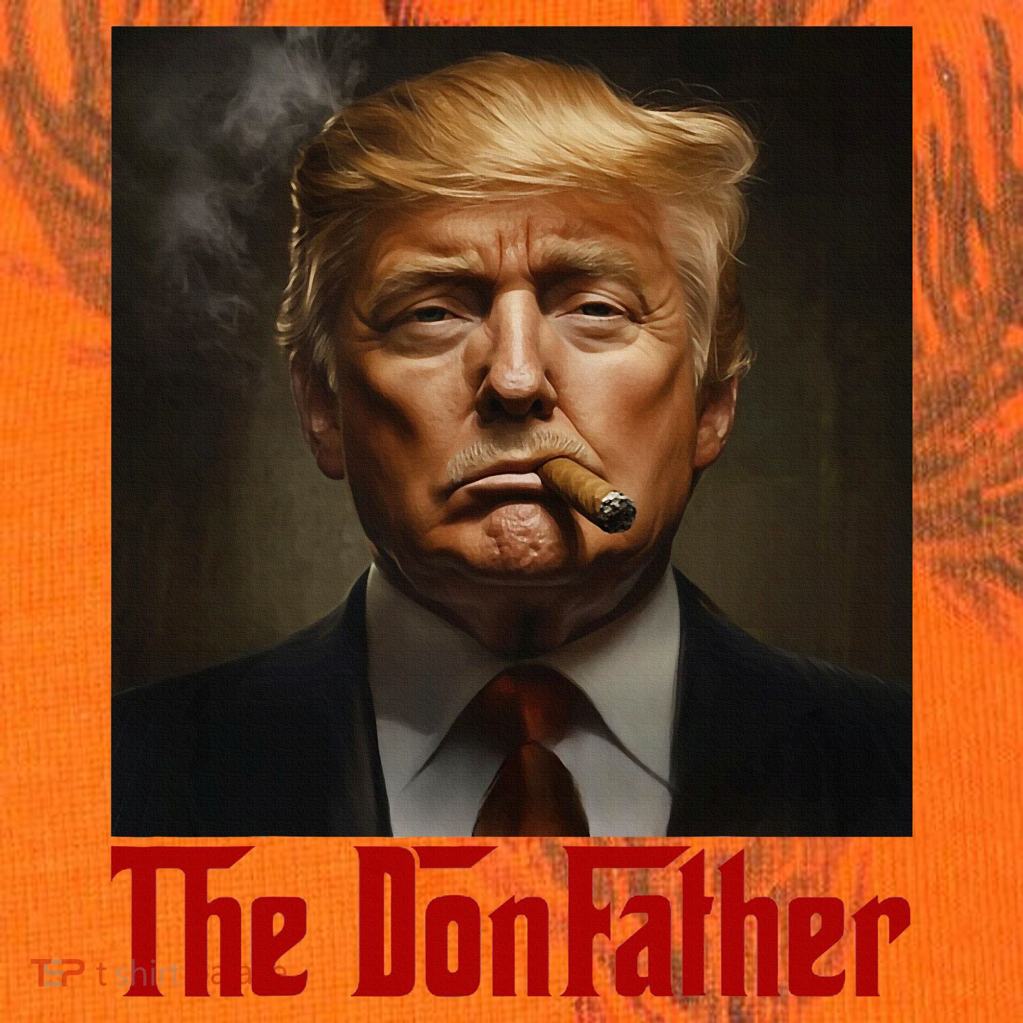 Trump The Donfather Cool American Kati Licensed 12" Camo Cuffed Beanie