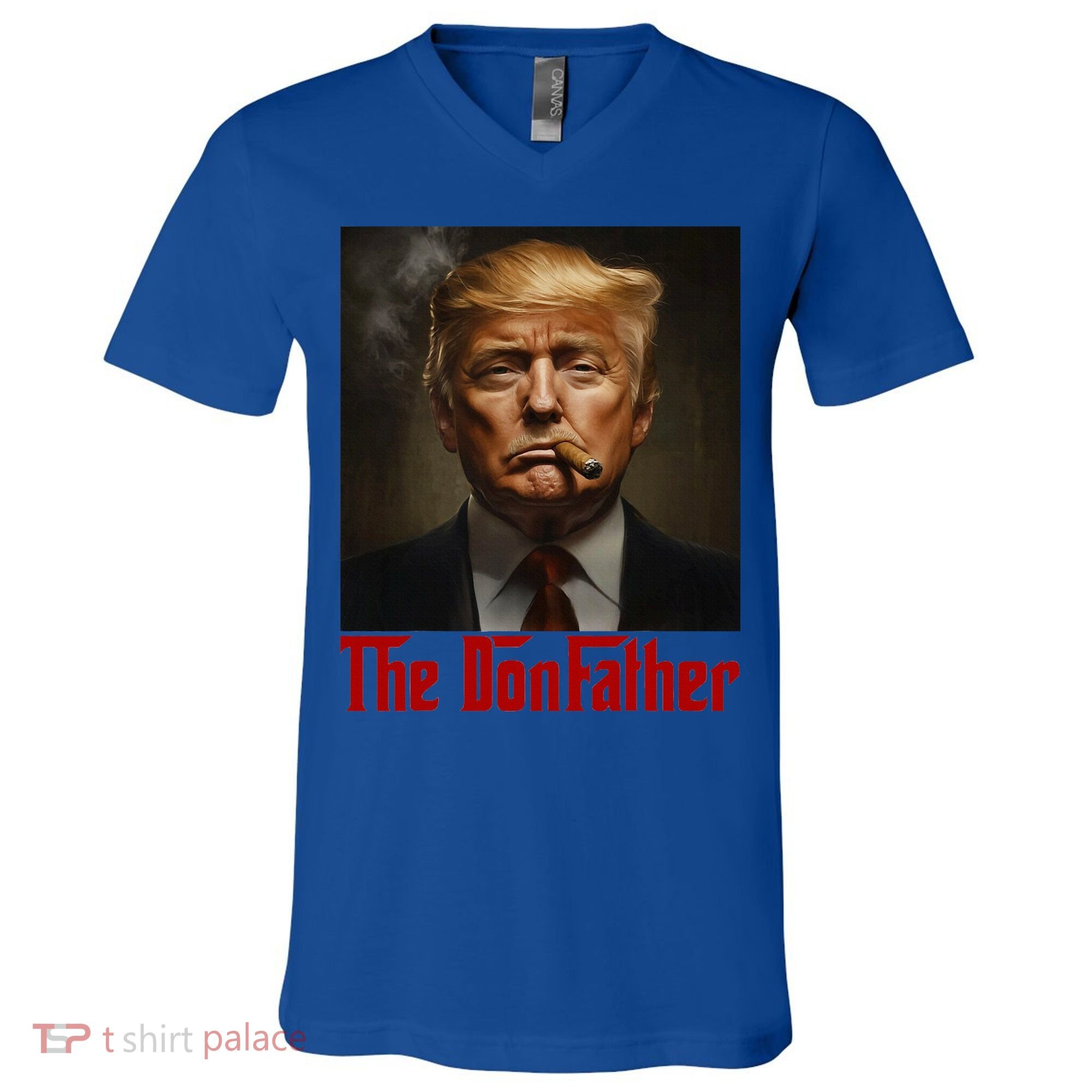 Trump The Donfather Cool American V-Neck T-Shirt