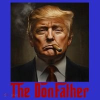 Trump The Donfather Cool American Sweatshirt Cinch Pack Bag thumb 2