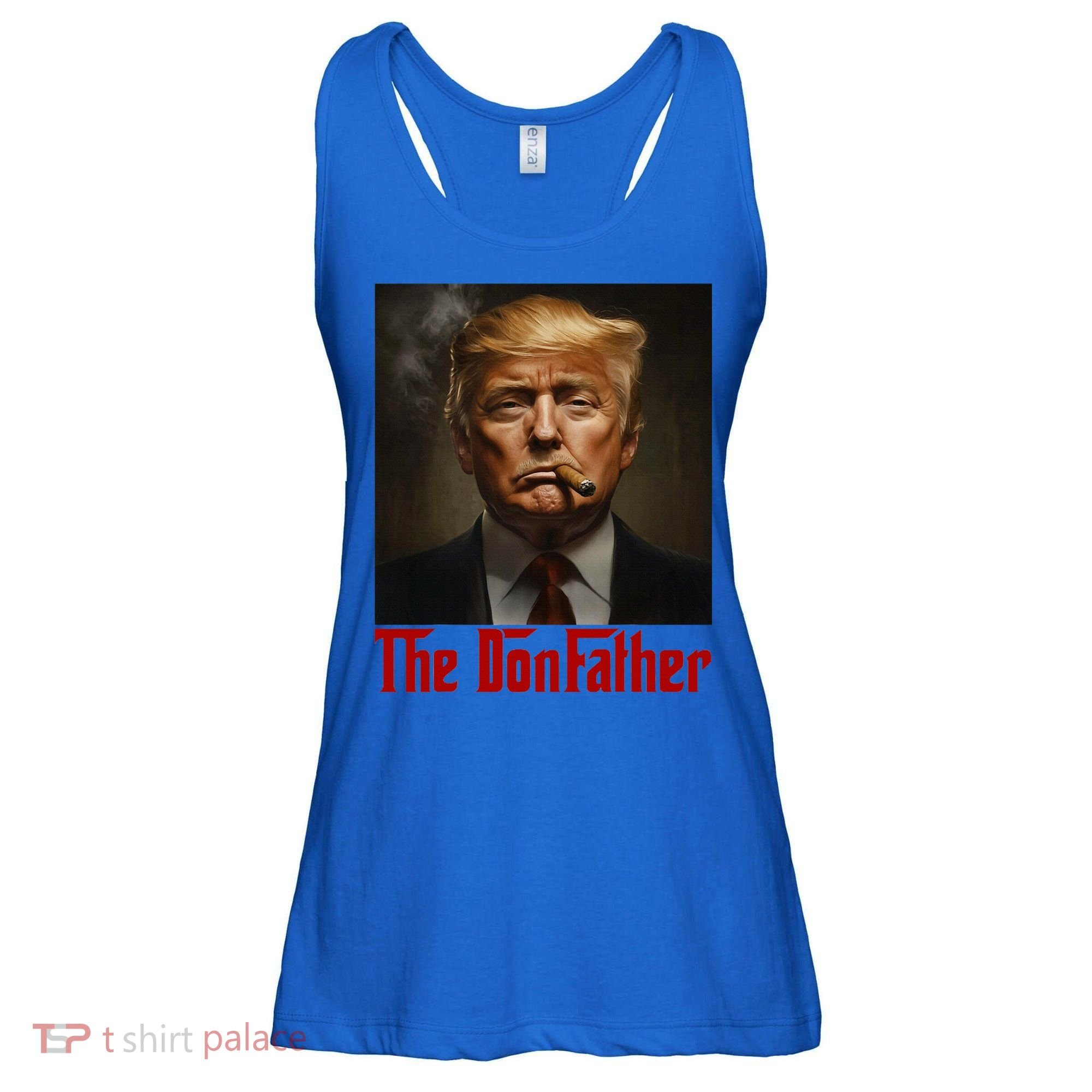 Trump The Donfather Cool American Ladies Essential Flowy Tank